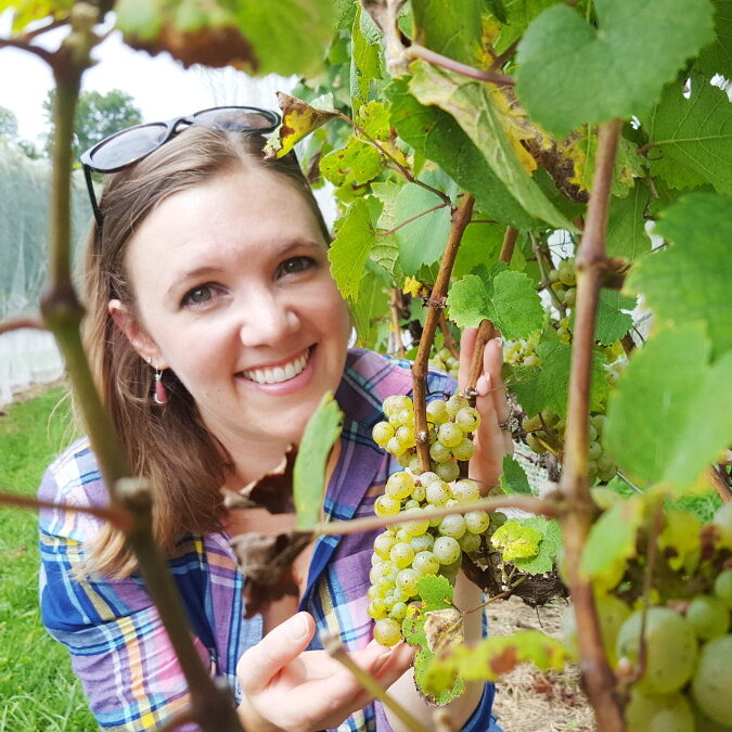 Denise in the vines