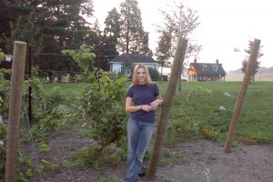 Denise Gardner at Grapery Hollow Vineyard - Conrad Weiser High School in 2002.