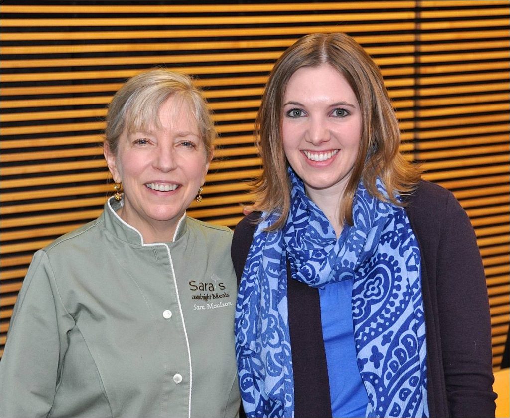 Chef Sara Moulton and Denise Gardner