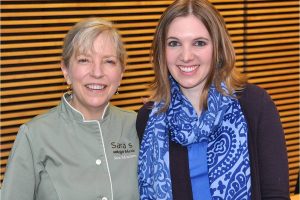Chef Sara Moulton and Denise Gardner
