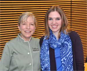 Chef Sara Moulton and Denise Gardner