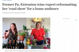 Bottle & Blooms article featuring Denise Gardner and Stephanie Kirby